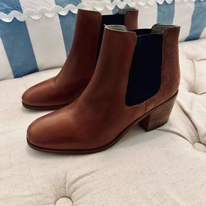 Boden Clapton Ankle Boots - Brown Leather & Suede